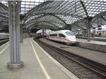 An Intercity Express at Koeln Hauptbahnhof